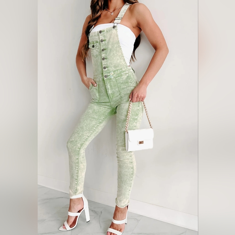 Acid Wash Overalls